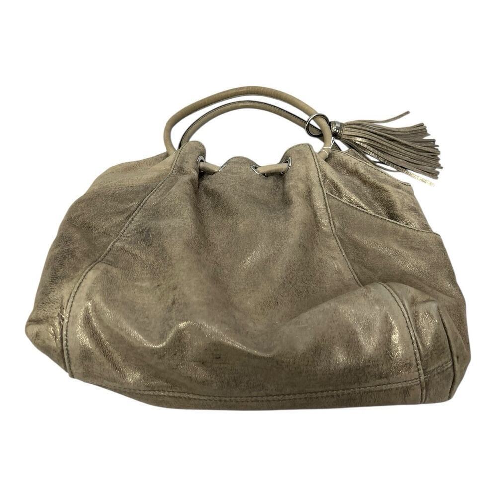 Michael Kors East West Ring Metallic Bucket Bag
